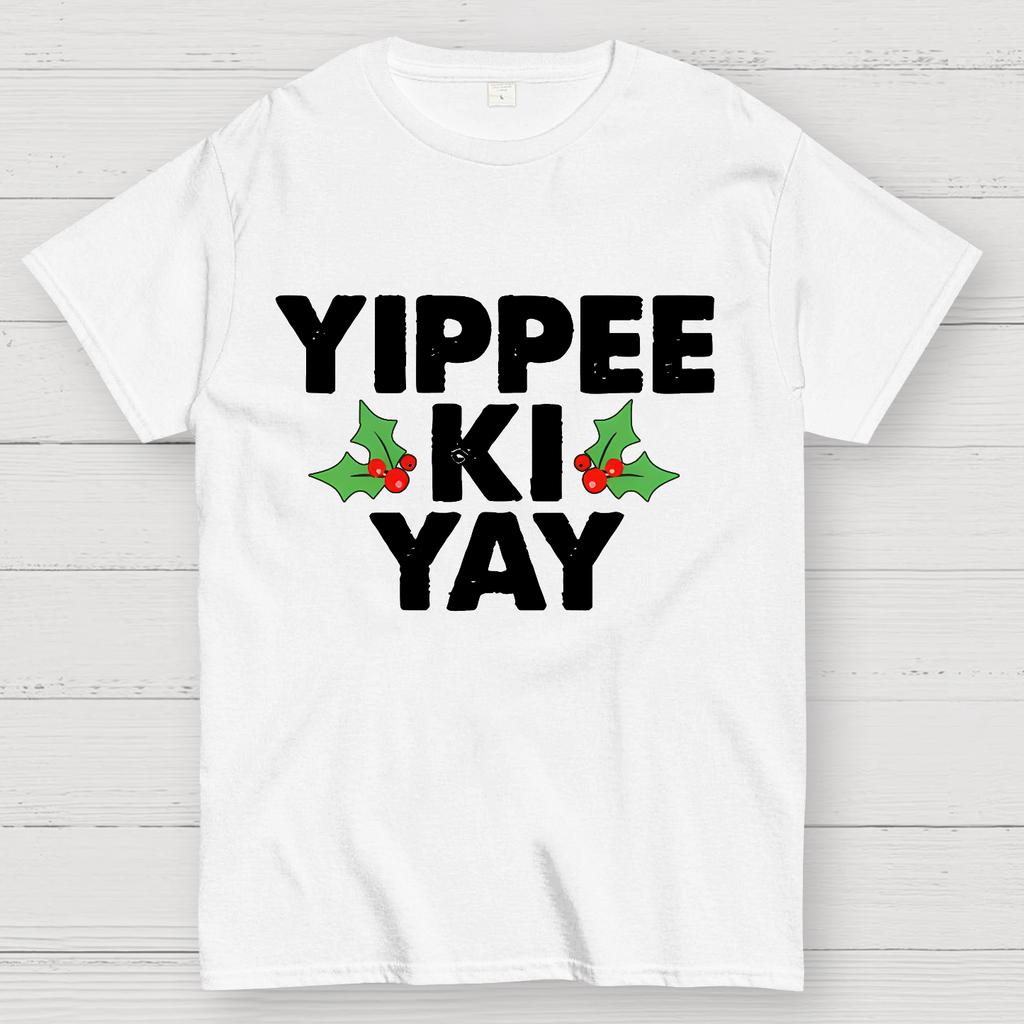 Yippee Ki Yay Christmas Cotton Summer Casual Cool Loose T-Shirt