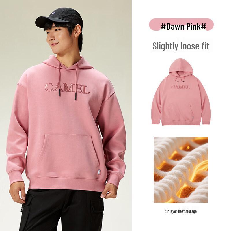 CAMEL Unisex Hooded Long-Sleeve Sweatshirt