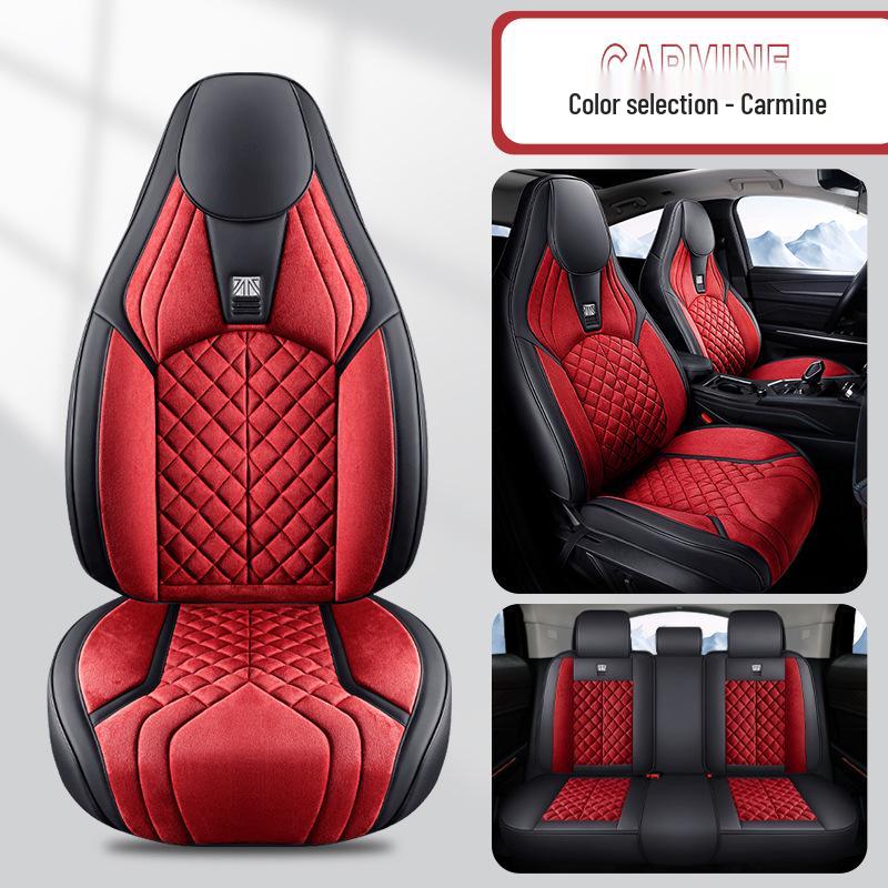 3D Rameses Sports Car Seat Cover - All-Season Comfort for 5 Seats, Fits Most New Energy Vehicles
