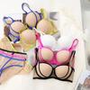 Sexy Underwear, Small Breasts Show Big Gathering, Anti-sagging Bra, Smooth Color Contrast Straps, Adjustable Underwear