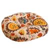 Ethnic Fabric Thickened Round Cotton Linen Cushion for Bay Window, Tatami, Prayer, Teahouse, or Yoga.