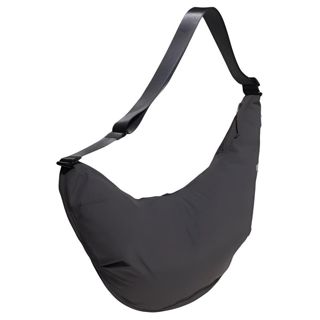 New Adidas Recycled Polyamide Shoulder Bag, Crossbody Bag Regular Unisex Carbon Black JM3400