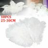 10Pcs 25-30cm Large Ostrich Feather Plume Costume Wedding Xmas Party Decoration