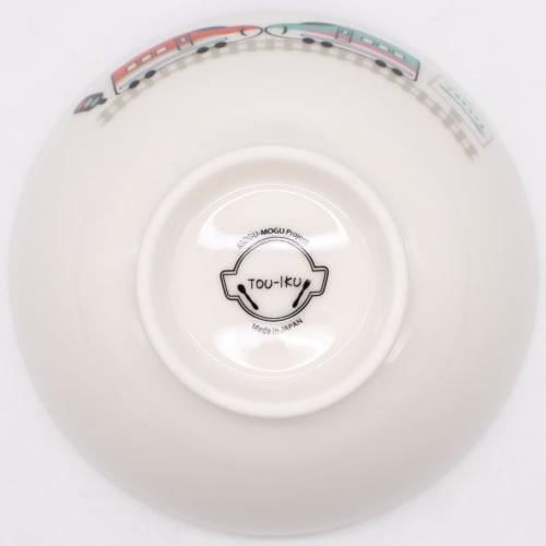 Made in Japan Children's Tea Bowl, TOU-IKU "Super Express" Design, Approx. 11cm Diameter, Microwave and Dishwasher Safe, Product Number 18771