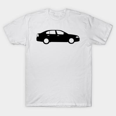 T Shirt Women Sedan Car Harajuku Print Kawaii Tshirt Summer Short Sleeve Female T-Shirt Top Tee