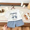 Children's Clothing Set Summer Clothes Short-sleeve T-shirt Set Casual Two-piece Set
