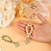 Colorful Beaded Finger Chain Adjustable Rosary Bead Finger Ring Bracelet with Colorful Crosses Charm for Christian Faith