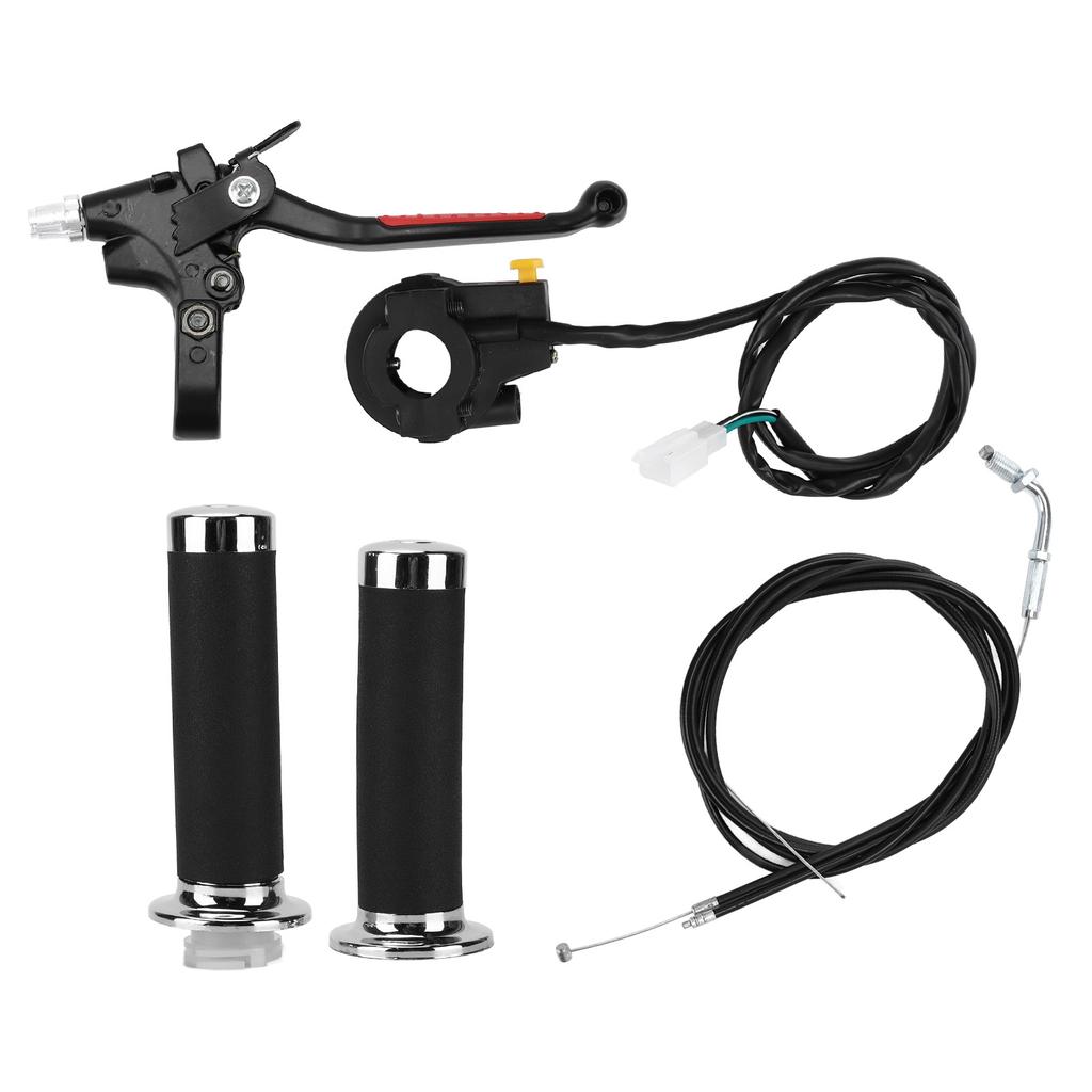 Throttle Clutch Handle Kit Waterproof Ergonomic Replacement for 49cc 60cc 66cc 80cc Engine Motorized Bicycle