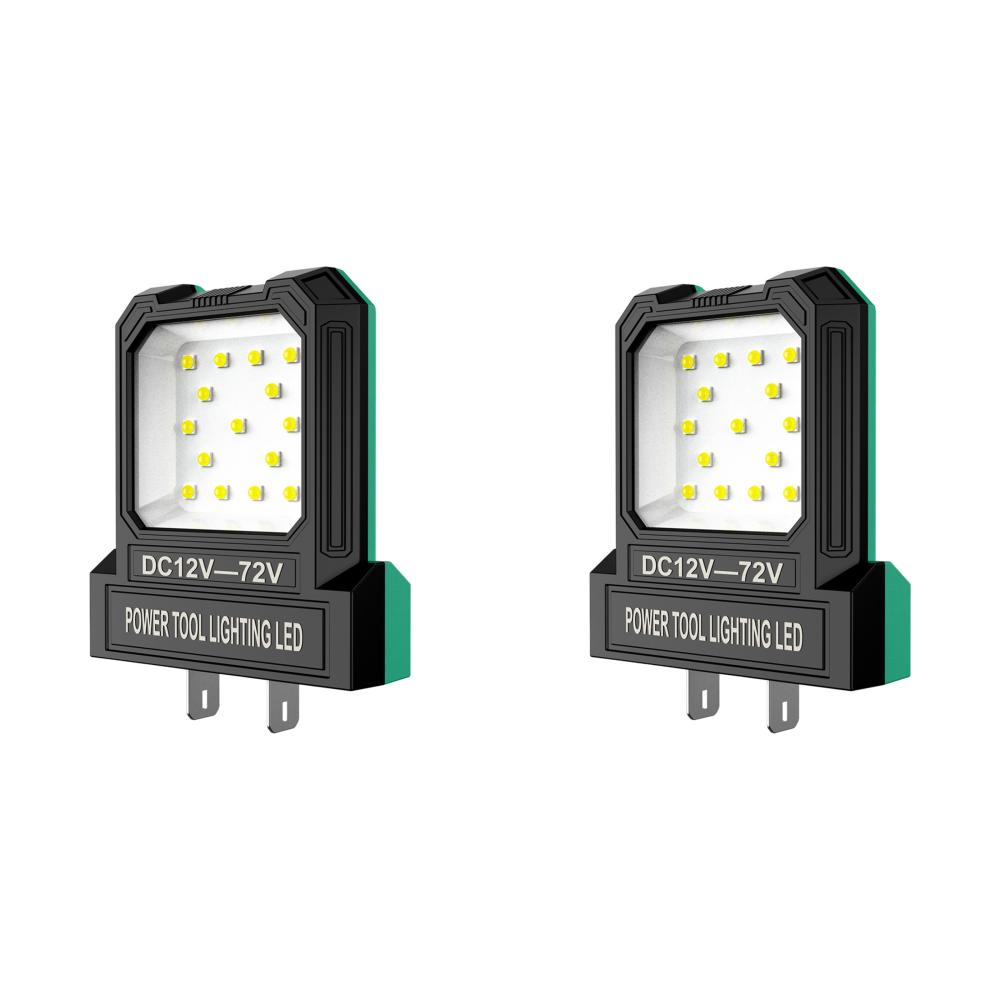 Super Bright Floodlight 12V-72V LED Long-Lasting Strong Light with 2 Modes Lighting No Battery Spotlight 550LM Outdoor Lighting