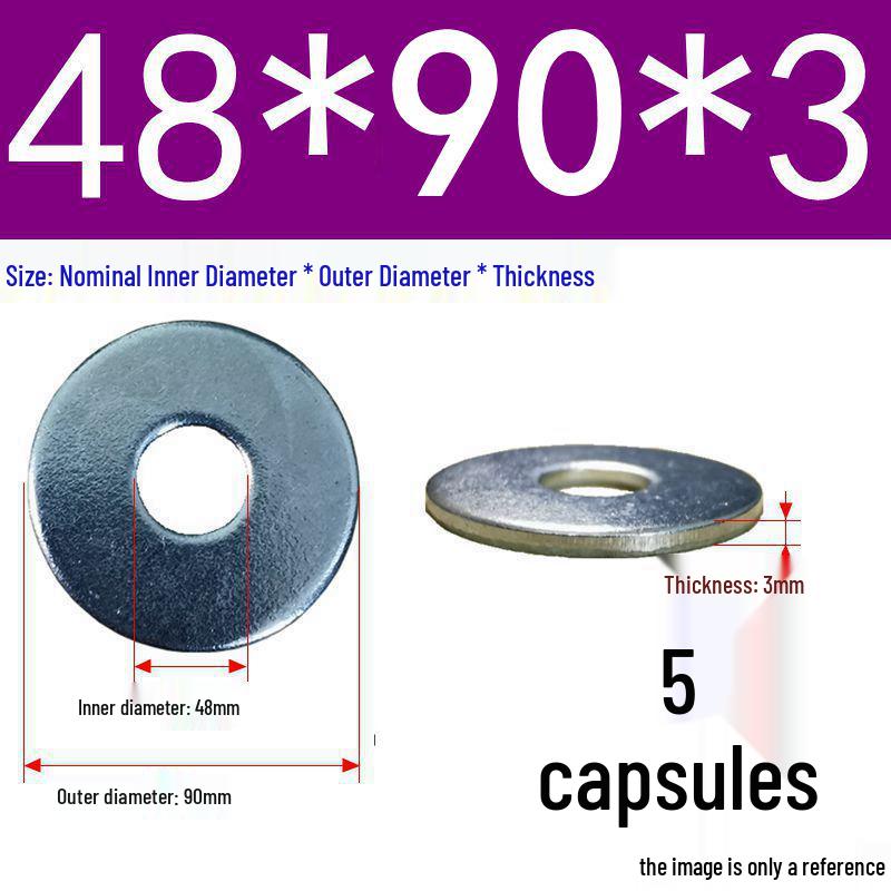 Galvanized Oversized Metal Washers M3-M60