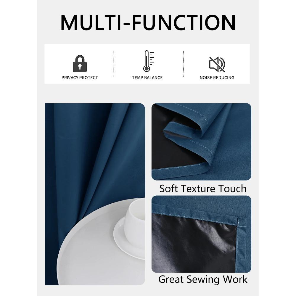 1 buc. Perdele opace 100% cu ochiuri superioare, perdele pentru camera de zi, dormitor, bucatarie, decoratiuni interioare, decorarea camerei