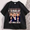 Charlie Kirk Bedrucktes Grafik-T-Shirt Kurzarm Charlie Kirk Rip 19932025 T-Shirt Lustiges Vintage-T-Shirt Unisexs Designer-Kleidung