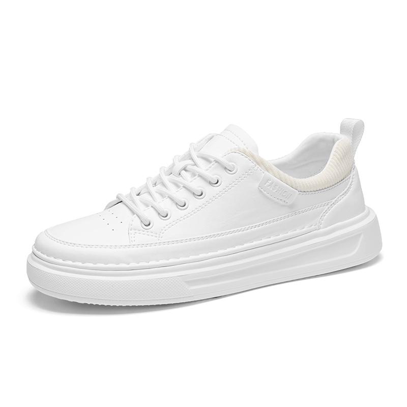 2024Men Thick Bottom Casual Sneaker Designer Walking Shoes High Quality Casual Leather Vulcanized Shoes Breathable Walking Shoes