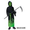 Halloween party cosplay costumes, children's ghost costumes that glow in the dark