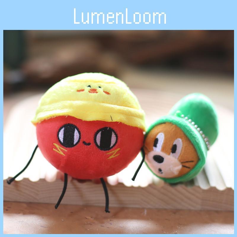 Adorable Cute Cartoon Plush Toy Large Eyes Mouse Bag Pendant Keychain Doll