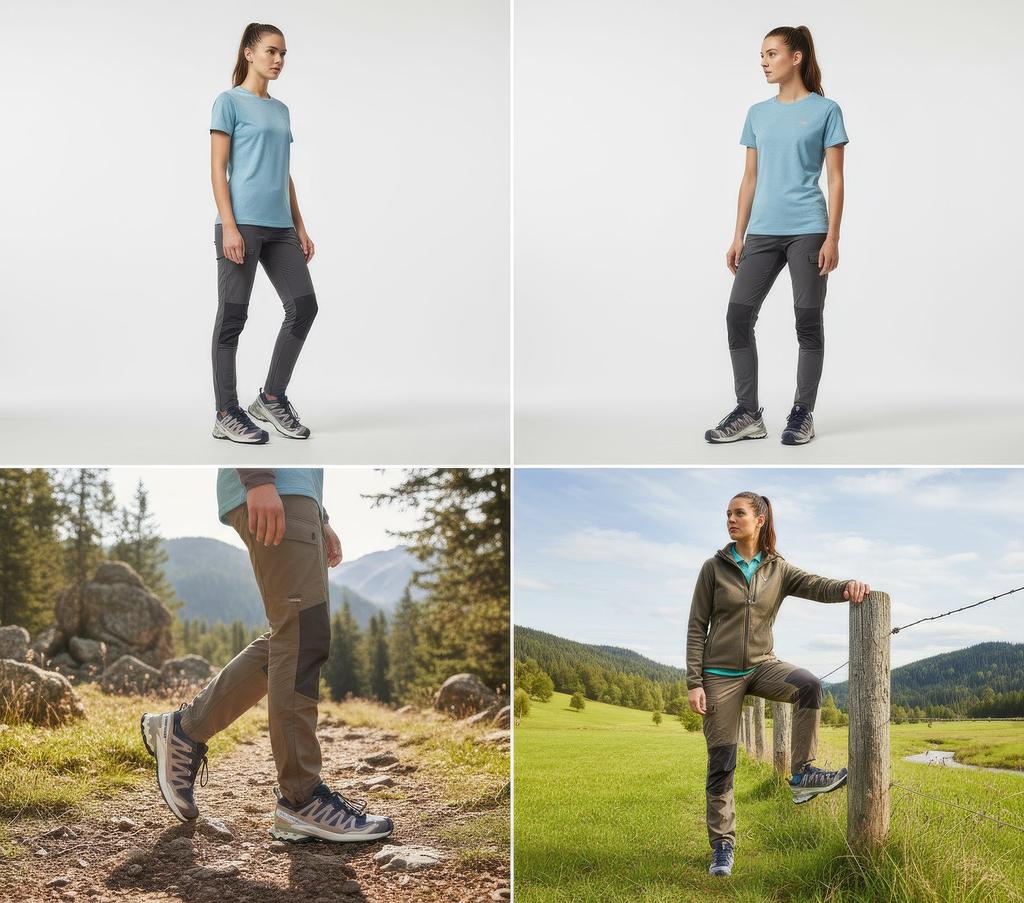 SALOMON XA PRO 3D V9 GTX W - GORE-TEX - Chaussures de Randonnée pour Femmes Chaussures de Trail-Running 477447 ORIGINAL