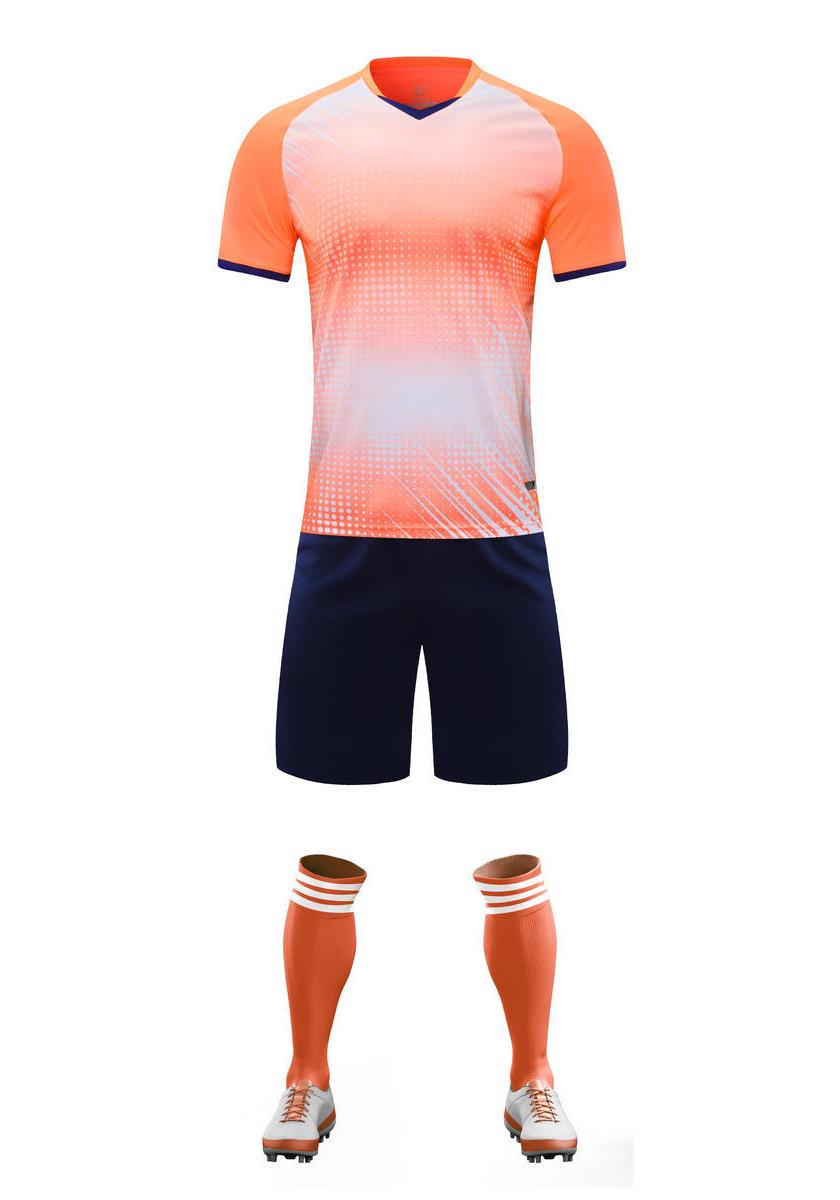 Quick-Dry Sports Uniform Set: Adult & Kids Football, Volleyball, Badminton, Table Tennis 4XL оранжевый