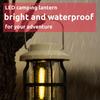 LED Camping Lantern, Vintage Metal Camp Light, Camping Lights, Portable, Outdoor Tent Bulb, Outages