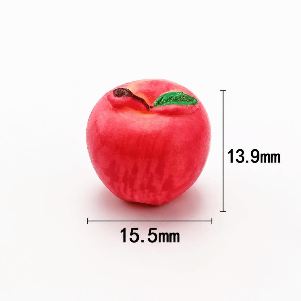 10pcs Resin Fruit Beads Simulated Fruit Keychain Making Accessories DIY Earring Necklace Jewelry