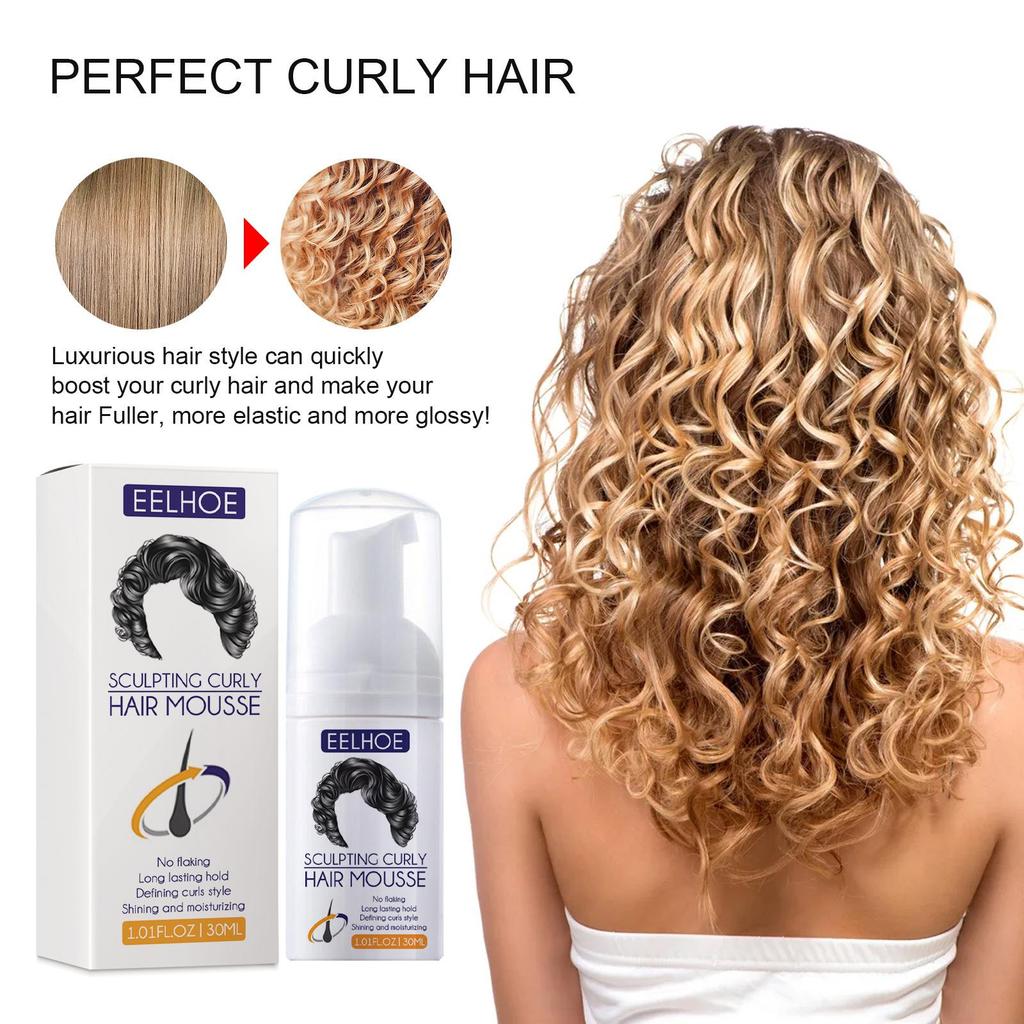 EELHOE Haarstyling Elasticizer Volumenverstärkend Natürliches Volumen Feuchtigkeitsspendend Frische Haarstyling-Behandlung Elasticizer