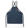 Thicken Antifouling Women Men Waterdrop Resistant Cotton Canvas Barista Apron Canvas Denim Apron