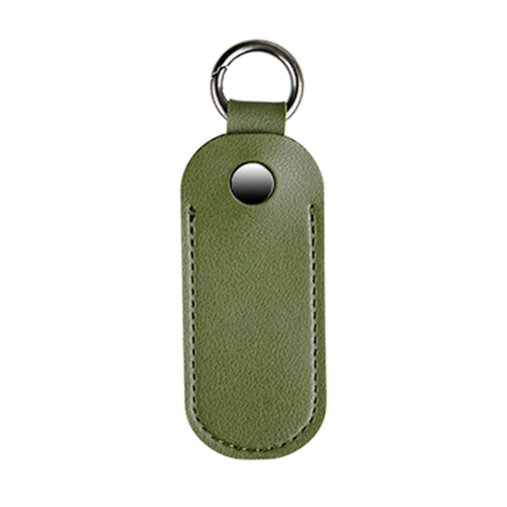 Custodia in Pelle Microfibra per Chiavetta USB Porta Chiavetta USB Copertura Protettiva con Portachiavi