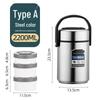 Zhishi 304 Stainless Steel Multi-layer Portable Insulated Food Container