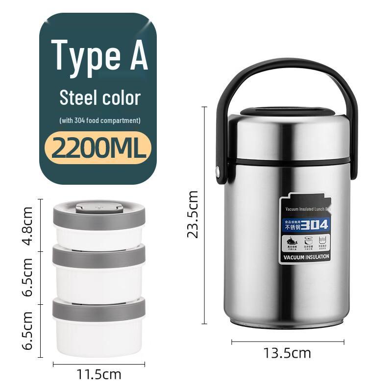 Zhishi 304 Stainless Steel Multi-layer Portable Insulated Food Container