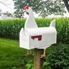 Metal Animals Post Box Weatherproof Horse Cow Chicken Shape Mailbox Accessories Yard Garden Decor Ornament Outdoor Decoration