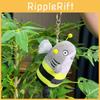 Soft And Cuddly 13cm Shark Bee Plush Toy Keychain Ideal For Collectors And Kids