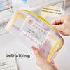 Mesh Pencil Case Multilayer Pen Box Simple Stationery Storage Bags  Student