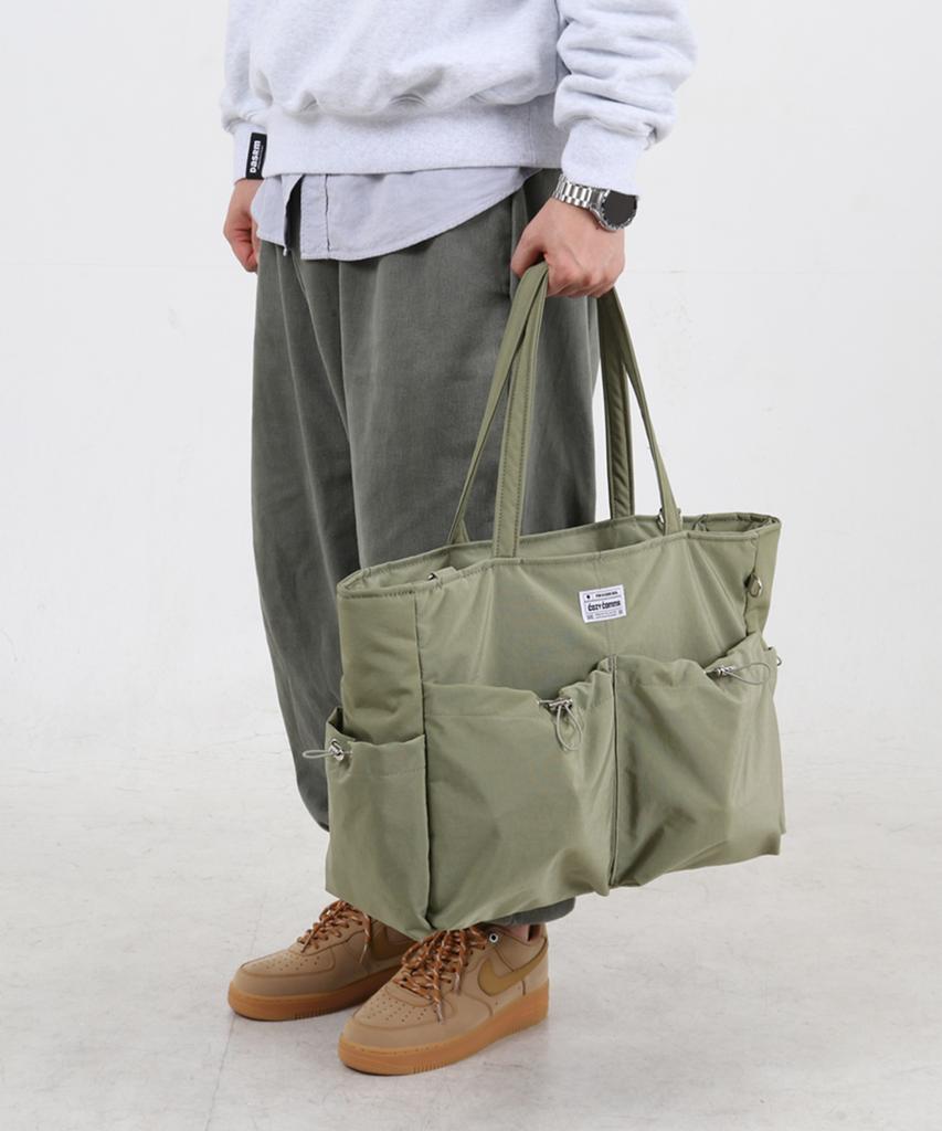 Cozycomma 17-Pocket Nylon Peddler Bag_Cozy Bag [Sand Khaki]