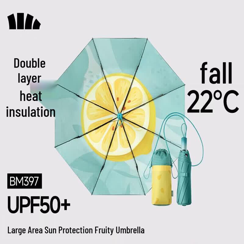 Banana Umbrella Triple Fold Sun Protection Umbrella