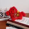 The Year Of Horse Mascot Keychain Chinese  Year 2026 Pendant Cute Cartoon Plush Pony Keyring Spring Festival Party Supplies