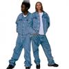 Spodnie Jeansowe Corteiz Alcatraz z Haftowaną Gwiazdą High Street Vintage Zniszczone Jeansy
