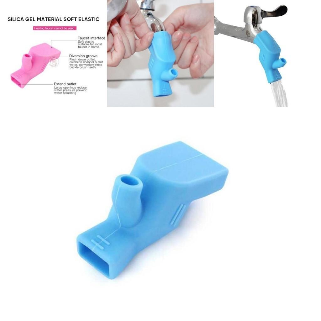 Silicone Water Tap Extender For Children With Splash-proof Features And Soft Grip