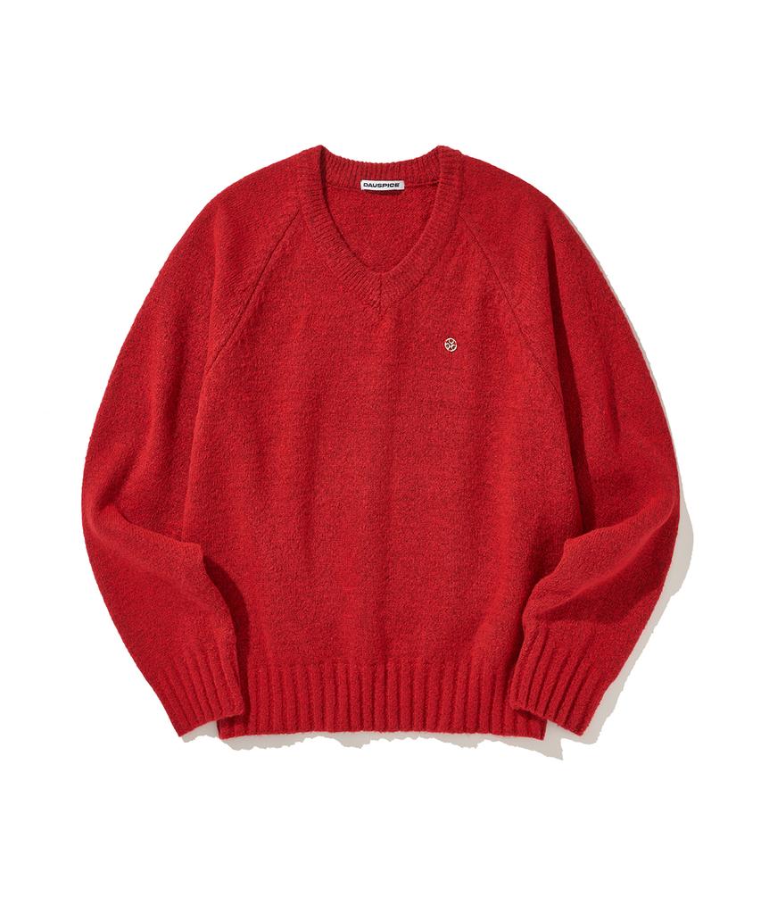 DAUSPICE (Duc) Raglan Knit Red