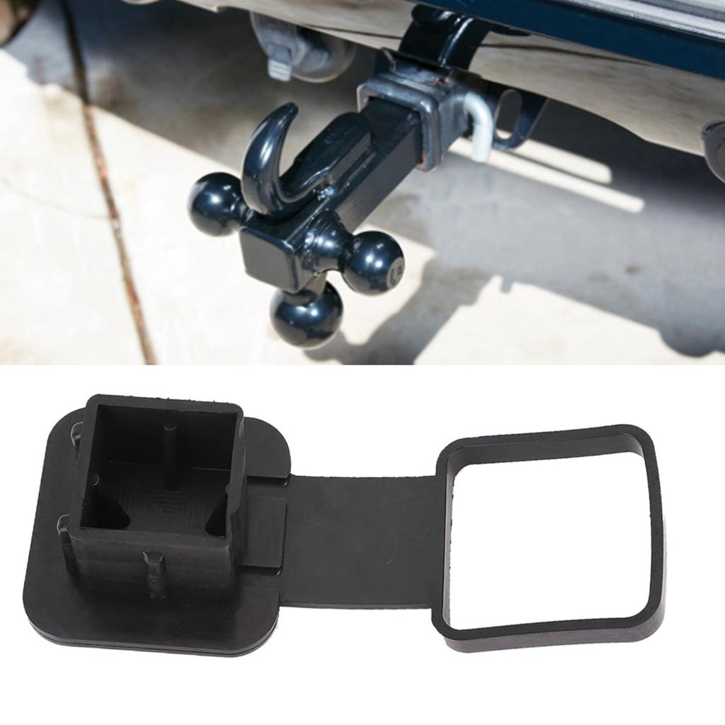 Anhängerkupplungsrohrabdeckung, Kupplungsabdeckung, Kupplungskappe, Gummi, Anhängerkompatibel, Hält sauber, Schützend, Einfache Installation, Langlebig