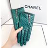 Genuine Leather Gloves Women Fashion Color Coated Touch Screen Riding Driving guantes mujer Stage Sheepskin Gloves
