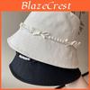 Pearl Bow Wide Brim Fisherman Hat For Summer Sun Protection Stylish Women Accessory