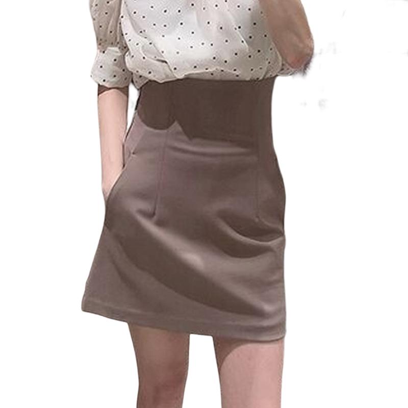 Anti-lost Y2k High Waist Skirt Sexy Miniskirt Summer Women's Body-fitting Pleats Over The Knee Fashion Elegant Temperament