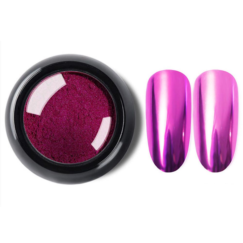Women Pro 12 Colors Metal Mirror Glitter Nail Art Powder Pigment Decor Tool Manicure Gift