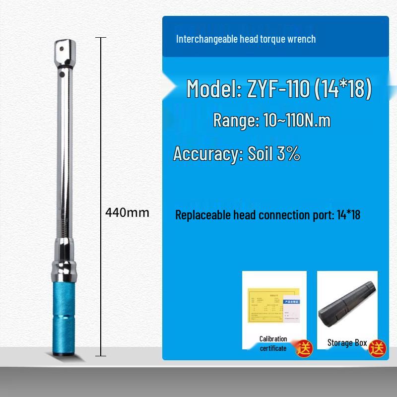 HEMUELE He Mu Replaceable Head Torque Wrench for Bicycle and Auto Repair