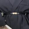 Women's Adjustable Thin Belt Slim Waist Strap for Dresses Coats Fashion women slim Buckle Lock Delicate Belt