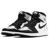 Air Jordan 1 Retro High OG Silver Toe Women Sneakers Black Metallic-Silver White CD0461-001
