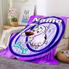 Customiz Name Personality Courage the Cowardly Dog Blanket Soft &Warm Sofa Office Bed Travel Lunch Break Blanket, Gift Suitable All Seasons