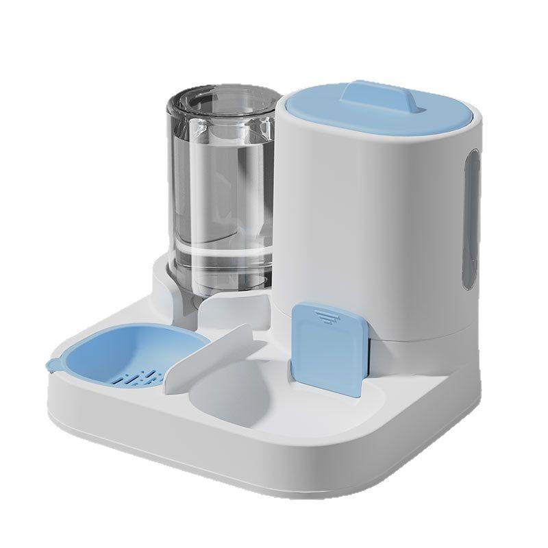 Automatic Pet Water & Food Dispenser - Large Capacity, No Plug-in Needed