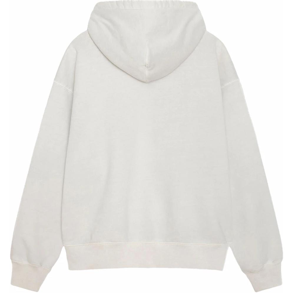 Hanorac cu fermoar din fleece vopsit pigmentat Stussy x Nike (Dimensiunea Asia) Light Bone Unisex Streetwear FZ9991-072