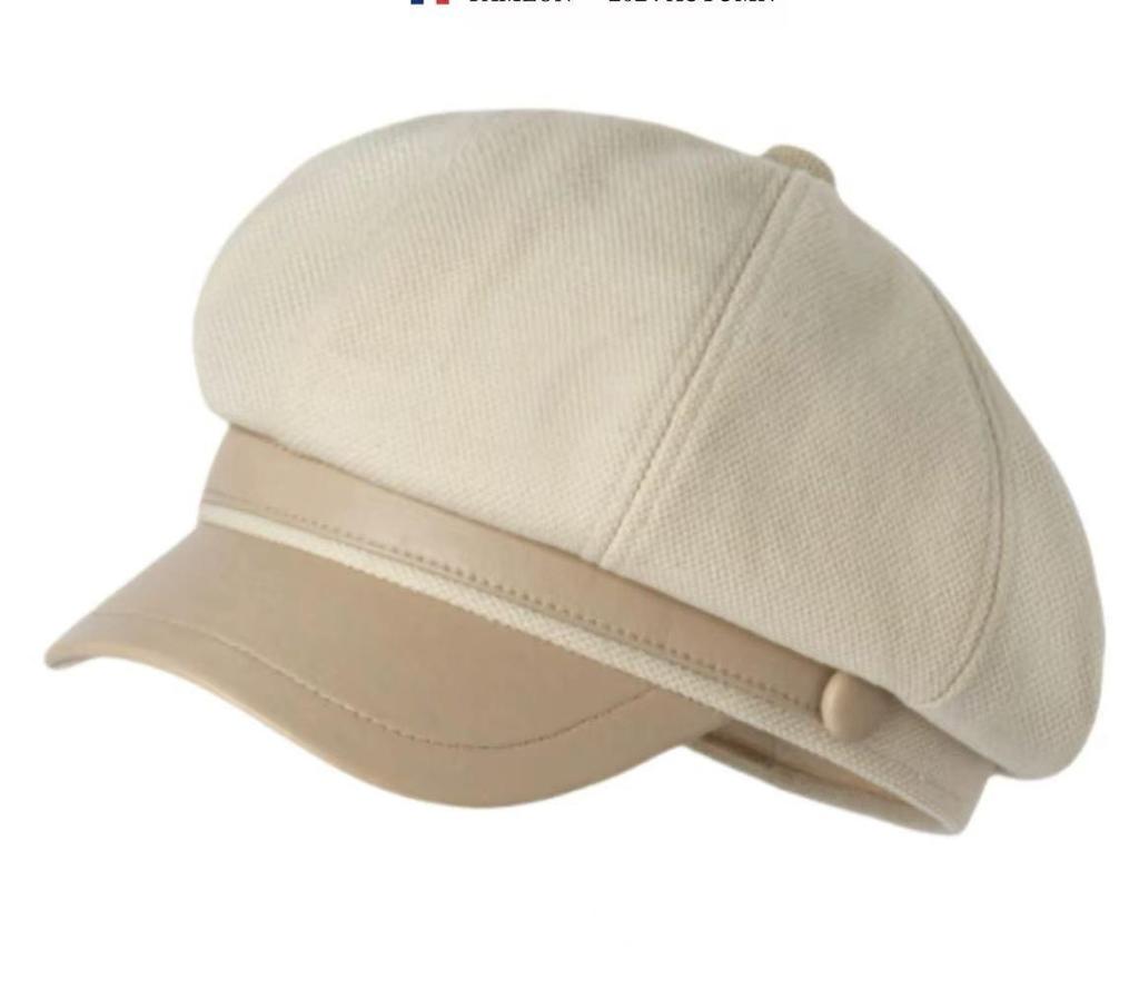 Women's Black Octagonal Newsboy Beret: Korean Style Painter Hat for Larger Head, Autumn/Winter