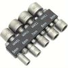 Wind-Proof Socket Set, Hot-Treated, 6.35mm Hexagonal Side-by-Side, 5-13mm Thread Size